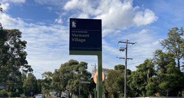 Vermont Village Sign