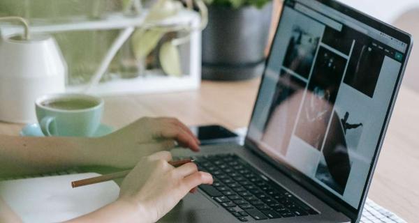Enhance Your Digital Presence - Digital Solutions - Laptop Desk