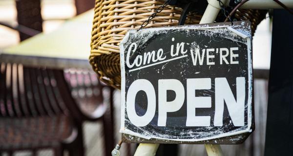 Open for Business Sign